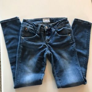 Girls Hudson jegging skinny jeans, size 8